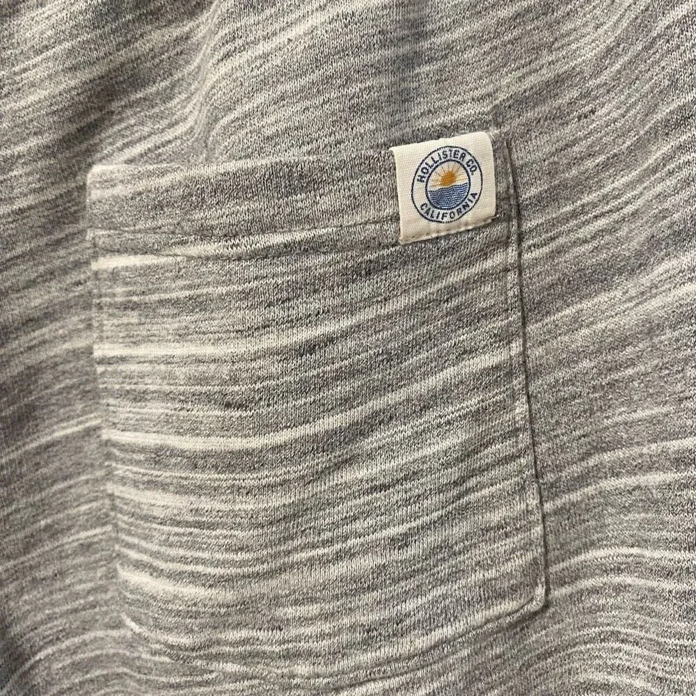 Hollister Men’s Gray Fleece Knit Shorts | Size Medium | Comfy Loungewear